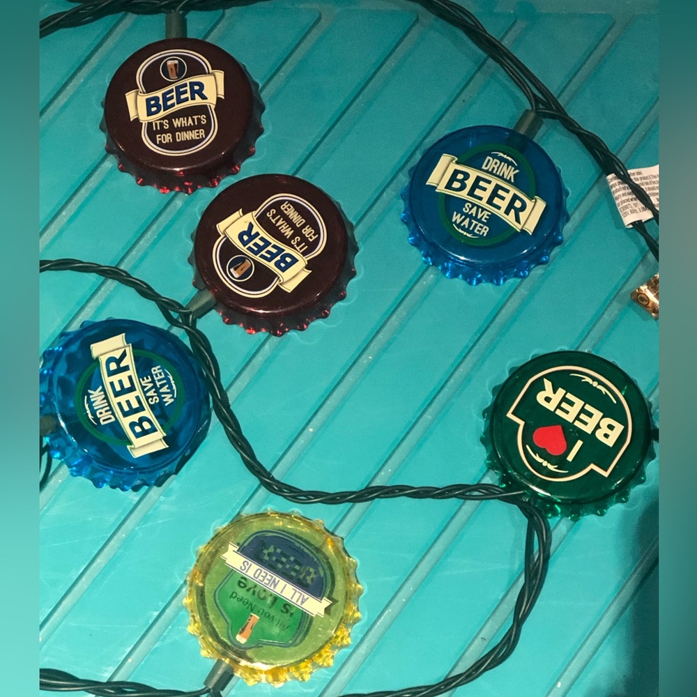 Beer Caps String of Lights